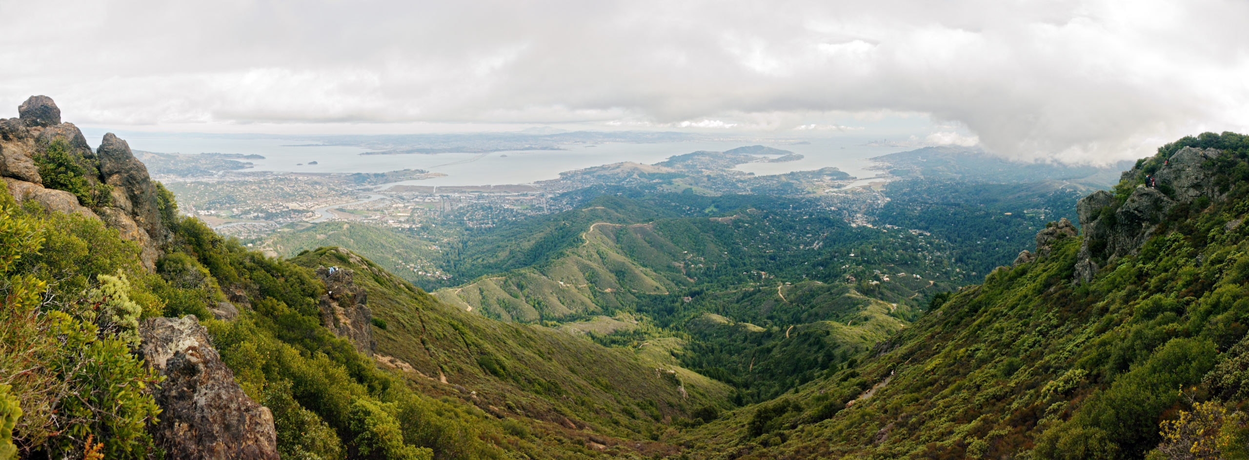 View of Marin County, California, USA